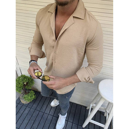 Men's Long Sleeve Business Shirt